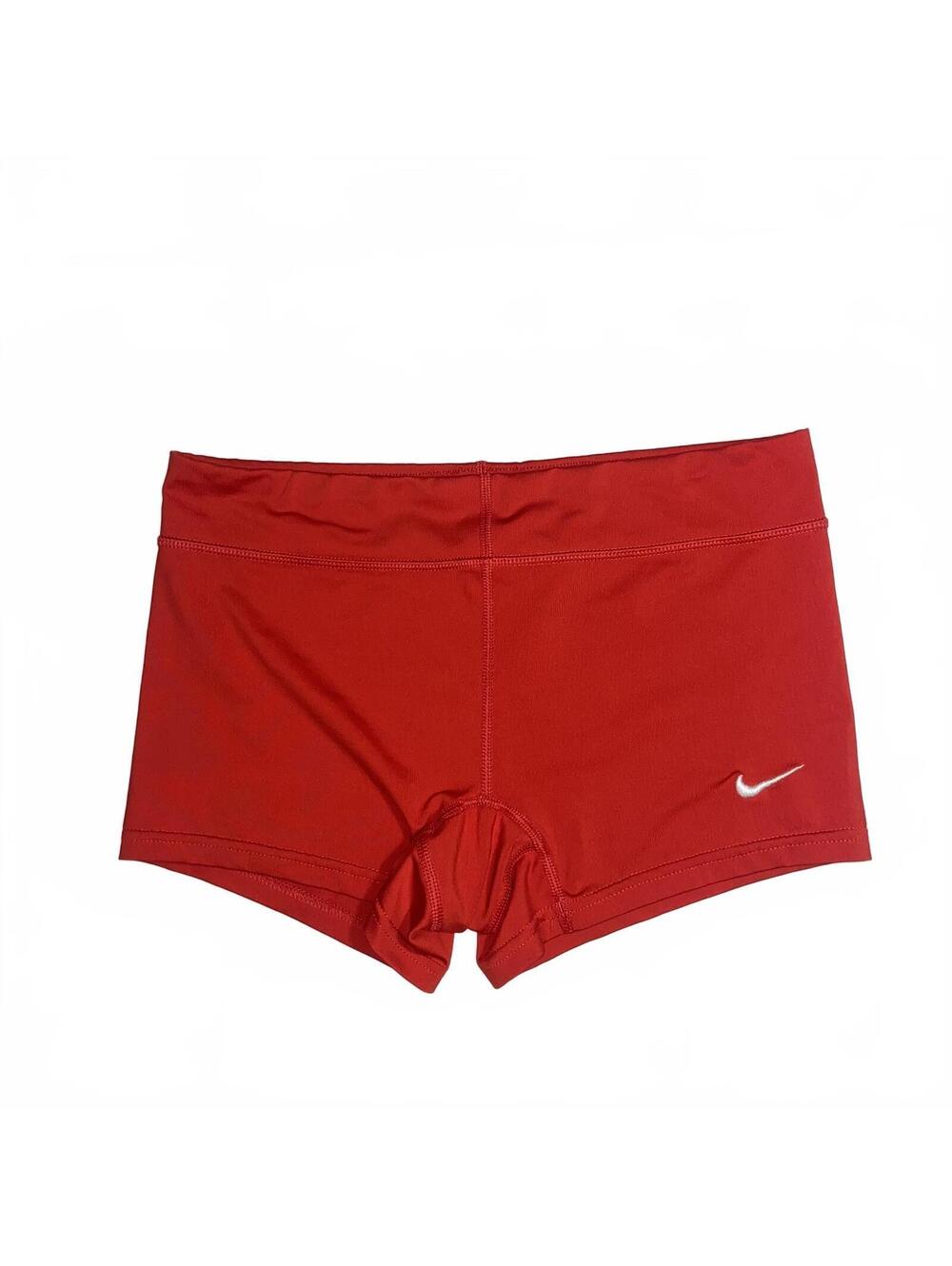 Nike Dri-FIT Red Compression Shorts Athletic Running Gym Activewear Size S